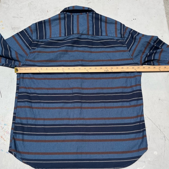 Men's O'Neill Flannel Multicolor Striped XL Grunge Surf 90s Rock PNW Boardwalk - Picture 10 of 13